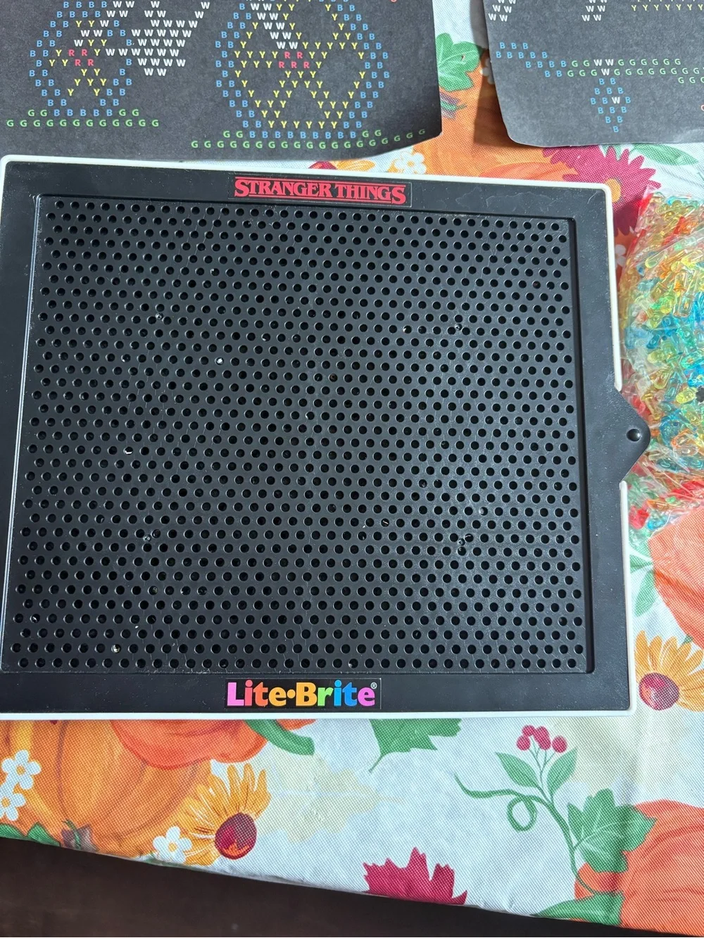 Stranger things lite brite